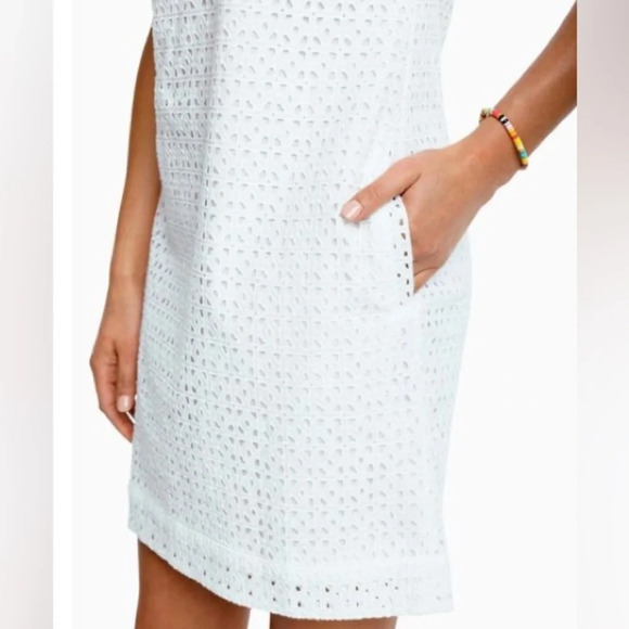 Southern Tide Hazel white eyelet dress - Picture 3 of 7